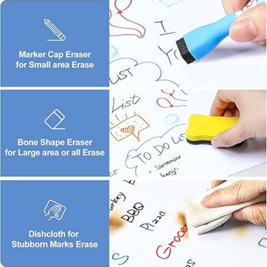 Magnetic Dry Erase Board Sheet for Fridge, 12\