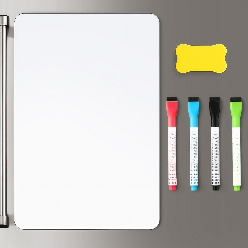 1 Pack Magnetic Dry Erase Board Sheet for Fridge with Stain Resistant Technology, Shopping List Notice Board,12\