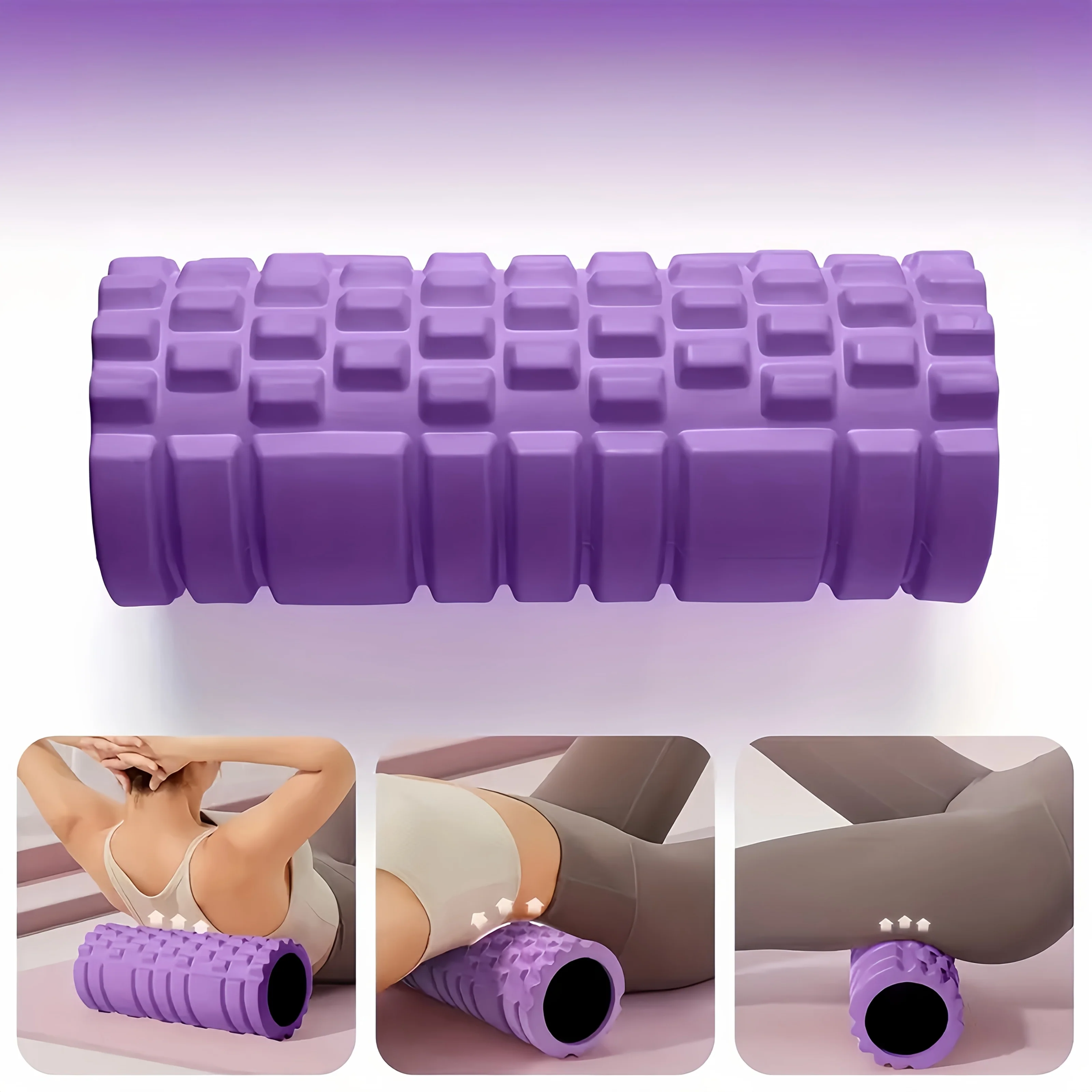 10 pcs Foam Shaft Yoga Column Fitness Yoga EVA Foam Roller Yoga Stick Deep Tissue Massage Roller For Back And Leg Muscle Workouts And Improve Flexibility