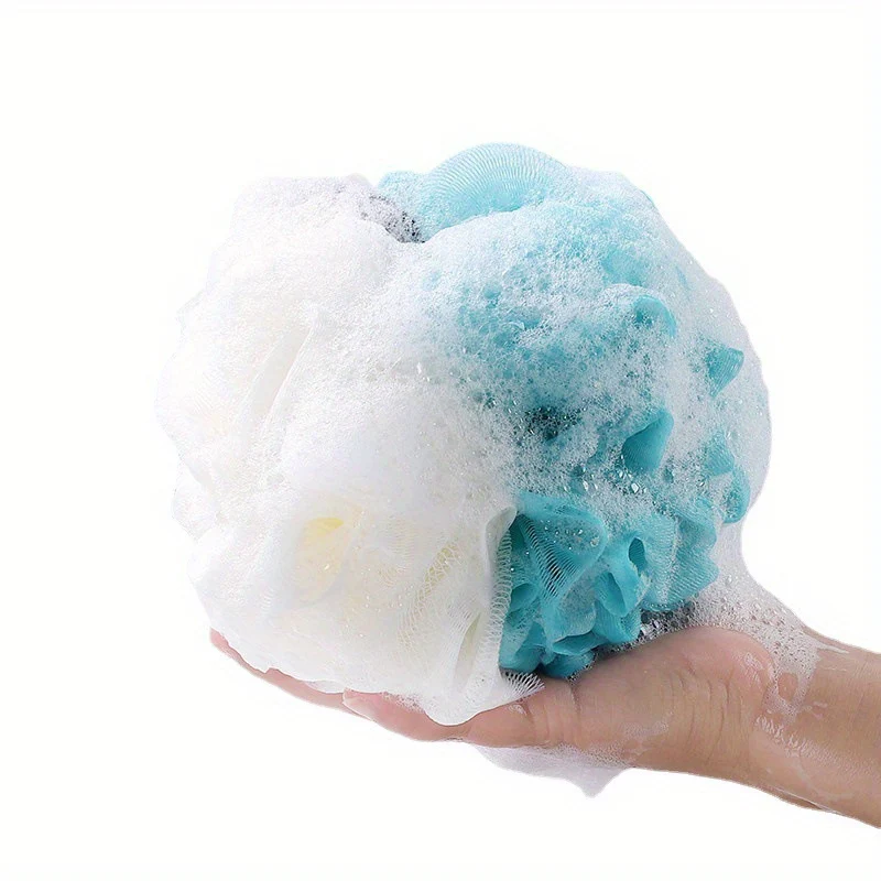 (4 Pieces)  Bath Ball, Cleaning Ball, Random Color, Bath Accs